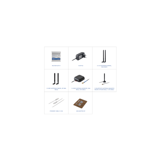 Teltonika- Routeur LTE Cat6 2 sims 1Lan 3Wan Giga WiFi ac Bt