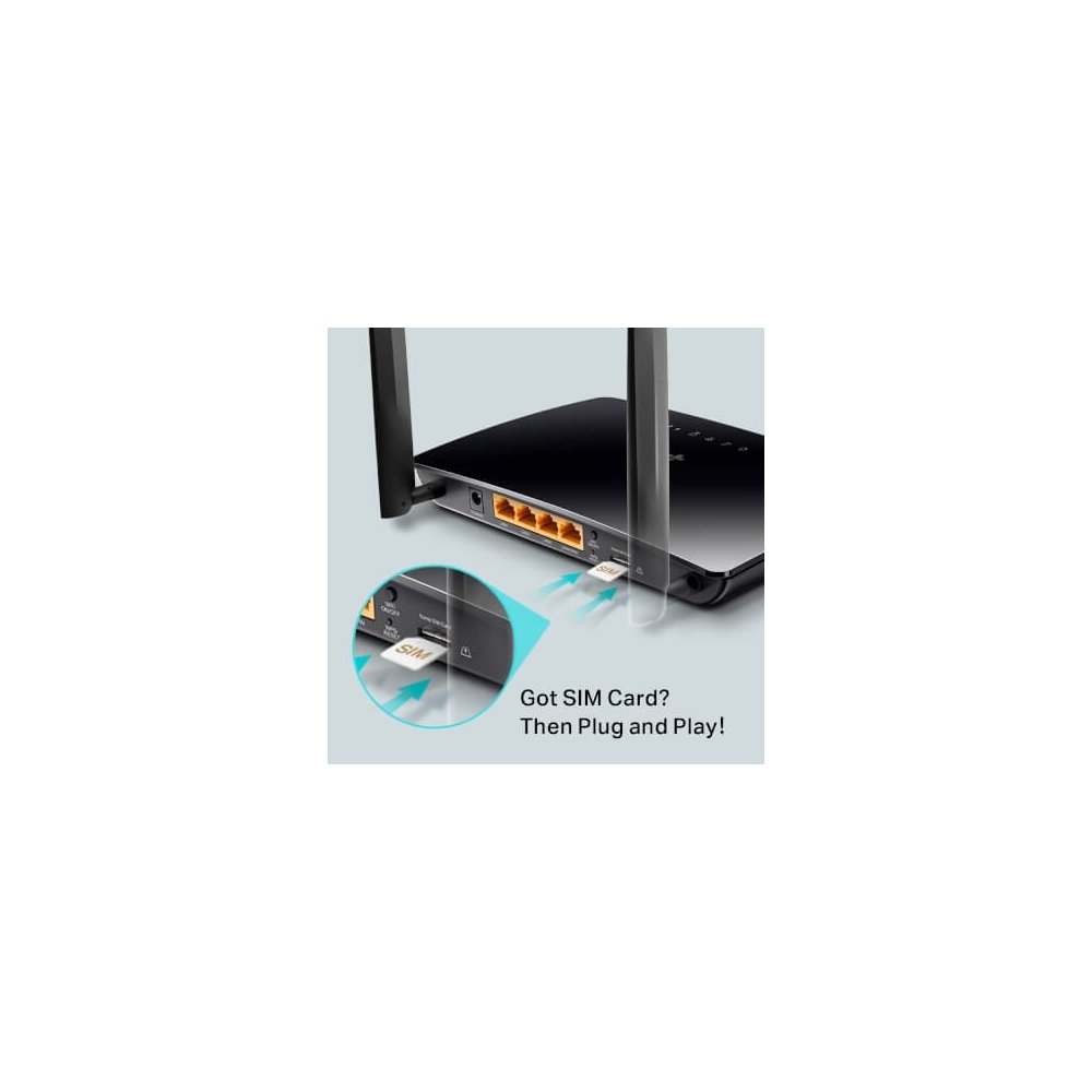 Tp-link Routeur avec modem 4G LTE WiFi4 n 300Mbits