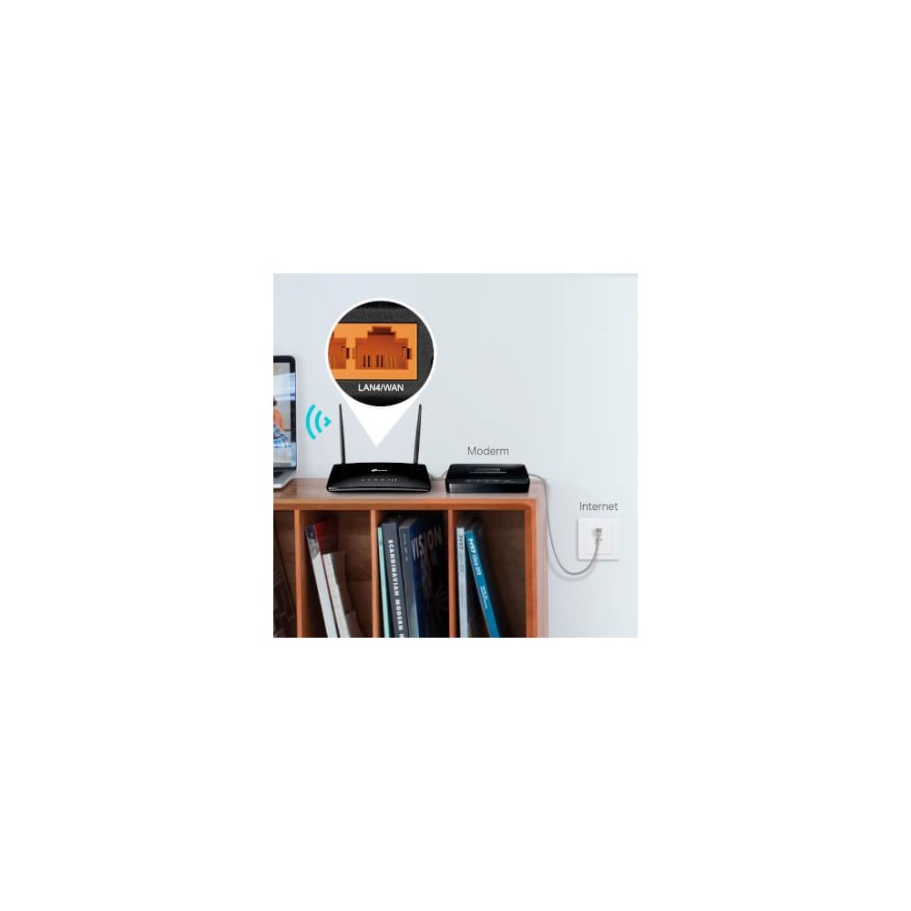 Tp-link Routeur avec modem 4G LTE WiFi4 n 300Mbits