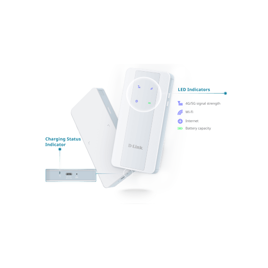 D-link Routeur Hotspot Mobile 5G NR/4G LTE WiFi6 AX1800