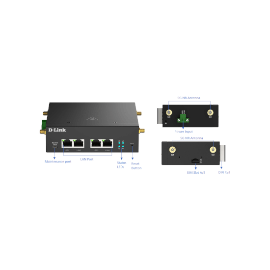 D-link Routeur M2M Indus. 5G NR - 4 Ant. - Double SIM