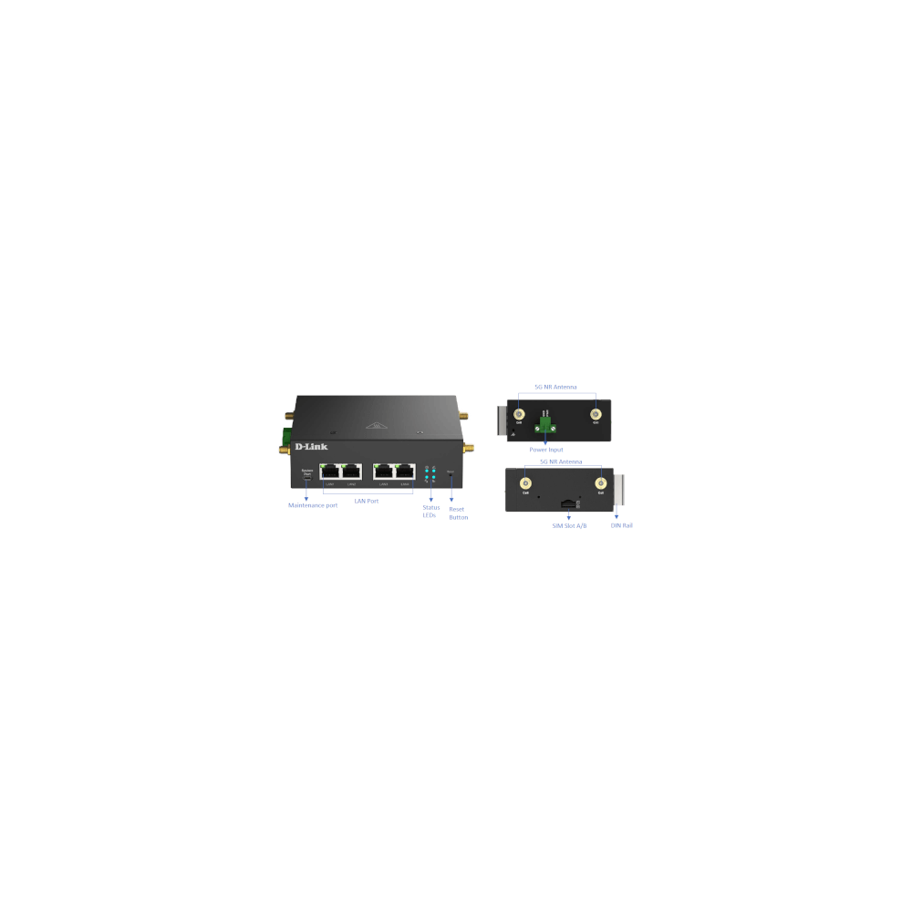 D-link Routeur M2M Indus. 5G NR - 4 Ant. - Double SIM
