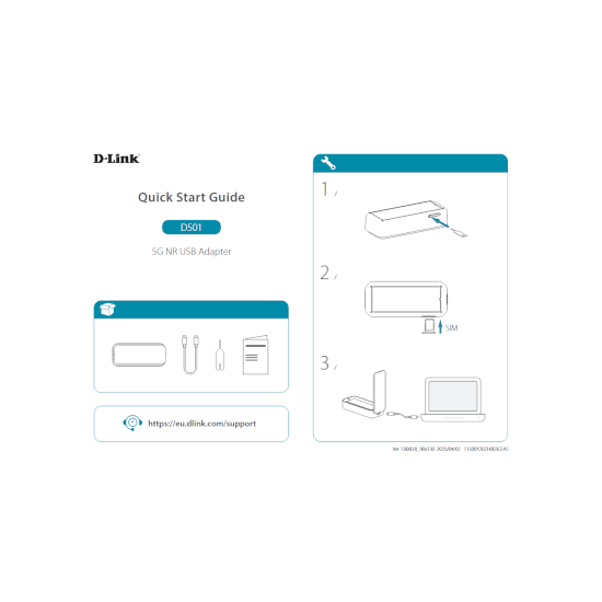 D-link Adaptateur USB (3.1 Type-C) 5G NR/4G LTE Ant. Ext.