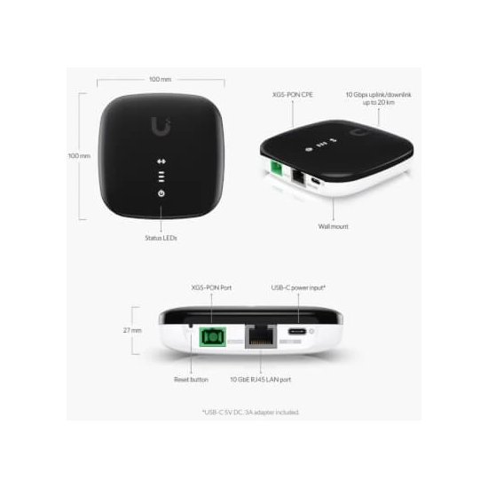 Ubiquiti- Modem GPON UF-FIBER-XGS