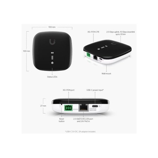 Ubiquiti- Modem GPON UF-FIBER-XG