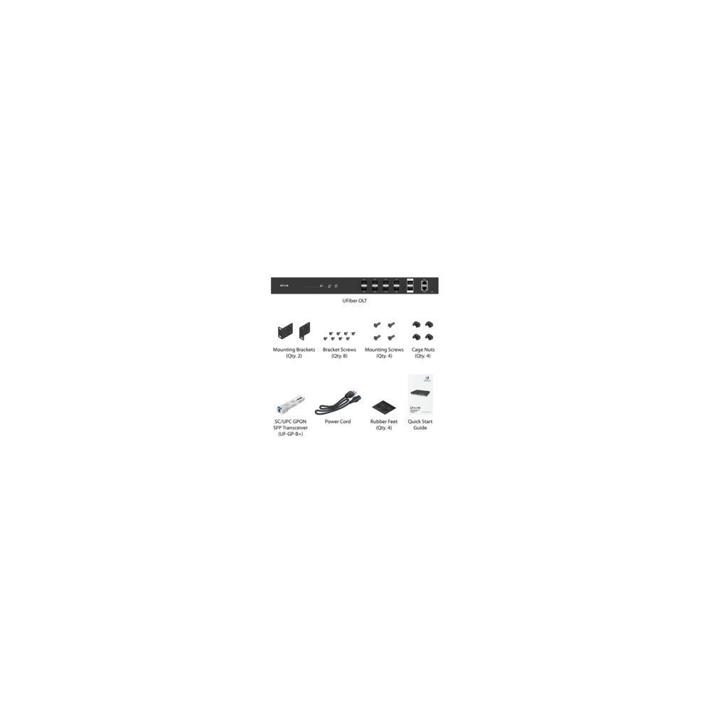 Ubiquiti- Concentrateur OLT GPON 8 ports 1024 clients max