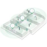 Yealink- Base esclave DECT multicell W80B (30 bases max)
