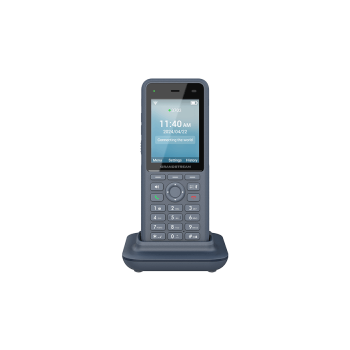 GrandStream- Téléphone SIP Wifi 6 IP67, PTI, Antibactérien