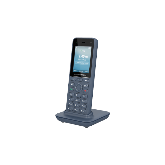 GrandStream- Téléphone SIP Wifi 6 WP826 Fonctions PTI
