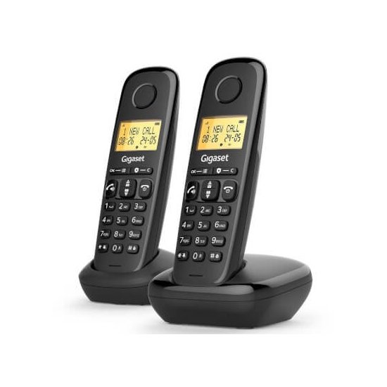 Gigaset- Téléphone DECT Gigaset Duo Basic 100