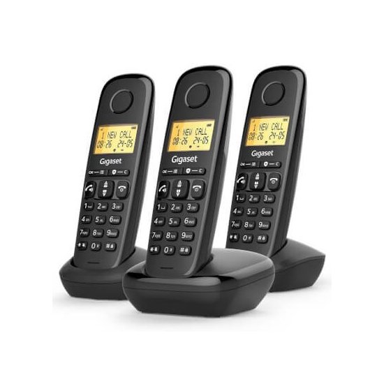 Gigaset- Téléphone DECT Gigaset Trio Basic 100