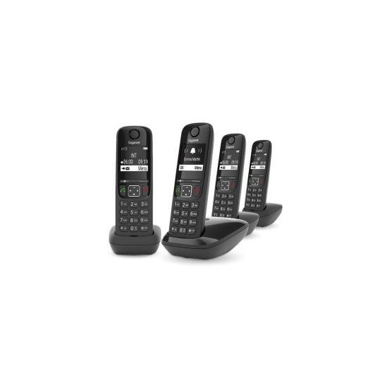 Gigaset- Téléphone DECT Gigaset AS690 (pack de 4)