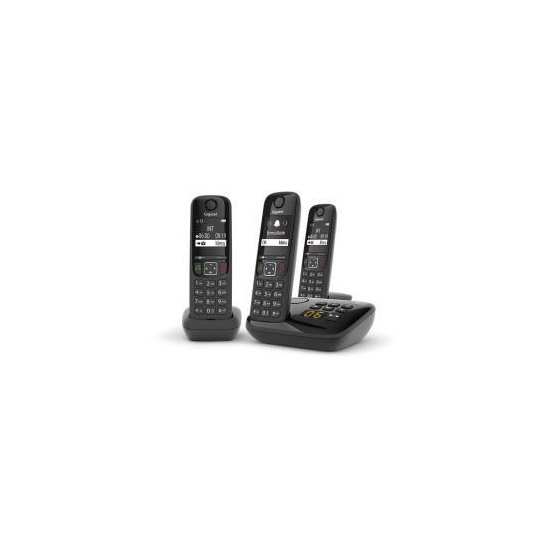 Gigasey- Téléphone Répondeur DECT Gigaset AS690A + 2 AS690