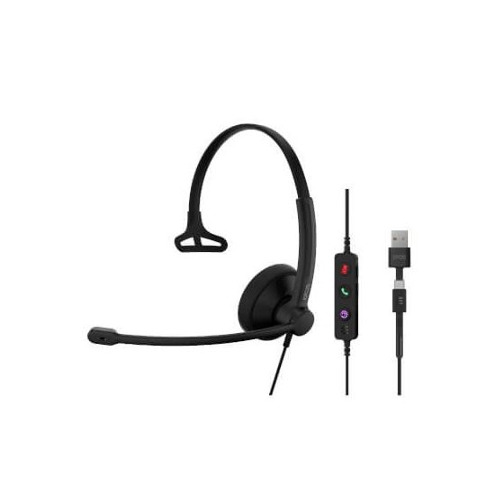 Epos- Casque monaural USB A&C IMPACT 100 UC & Teams