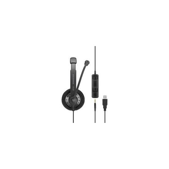 Epos- Casque filaire binaural SC75 USB MS jack & USB