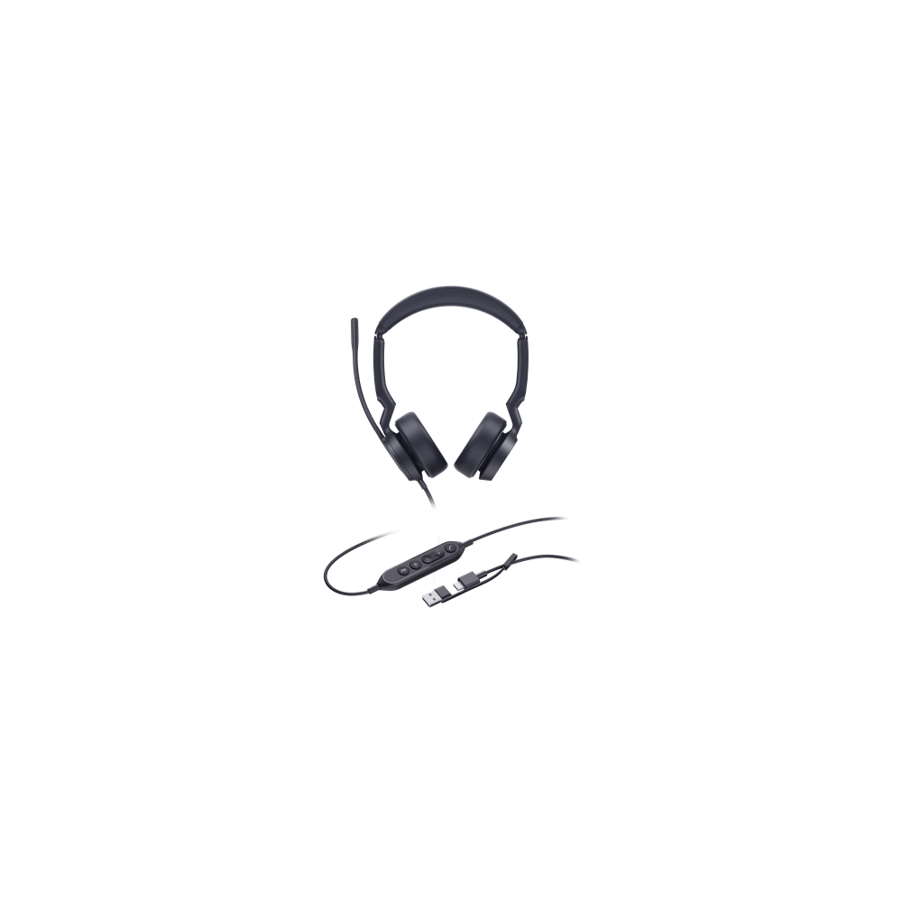 Yealink- Casque USB A&C binaural UH44 UC&Teams
