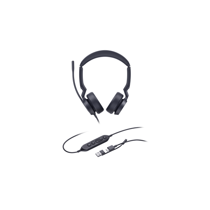Yealink- Casque USB A&C binaural UH44 UC&Teams