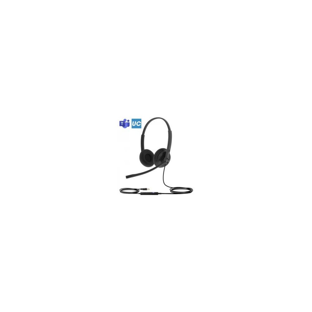 Yealink- Casque USB binaural UH34 Lite UC & Teams
