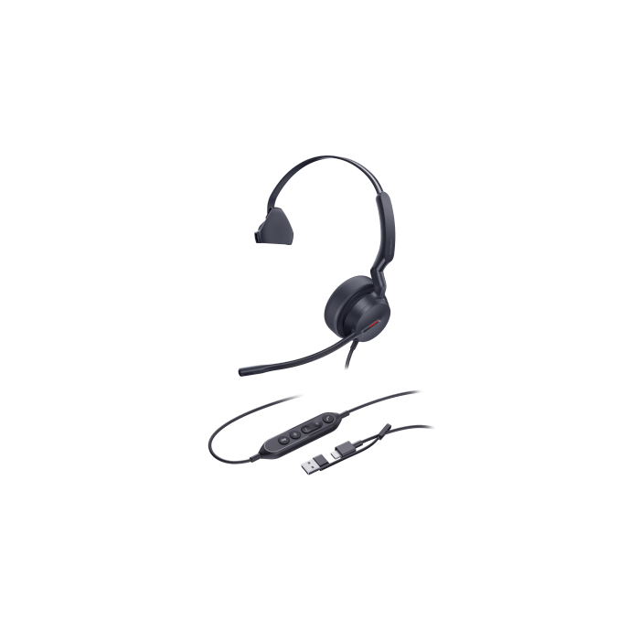 Yealink- Casque USB A&C monaural UH44 UC&Teams NFR