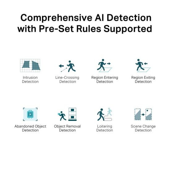 tp link- Caméra VIGI bullet 5MP fente audio μSD