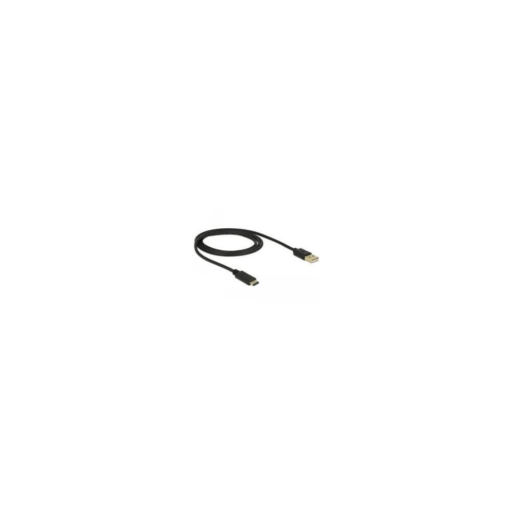 Delock- Câble USB Type C 2.0 Mâle / A Mâle 1m