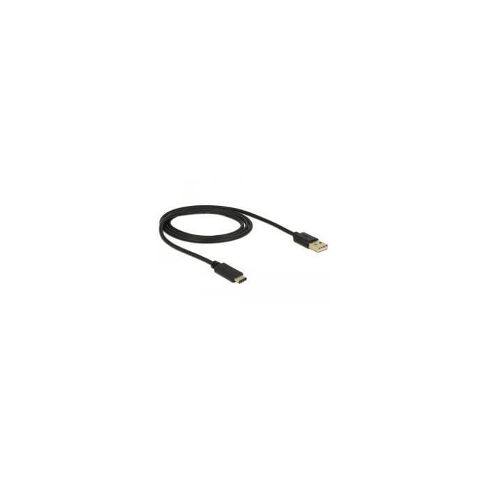 Delock- Câble USB Type C 2.0 Mâle / A Mâle 1m