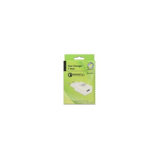 Delock- Chargeur USB 1 sorties 3,6 à 12V QC 3.0 blanc