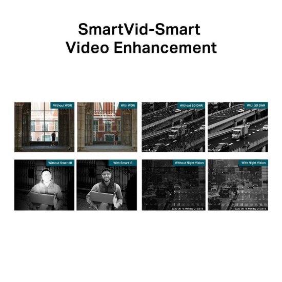 tp link- Caméra VIGI bullet 5MP fente audio μSD