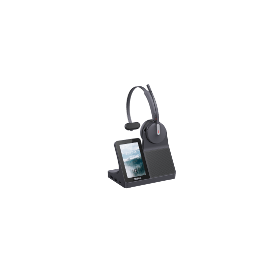 Yealink- Casque DECT monaural WH64 Workstation tactile