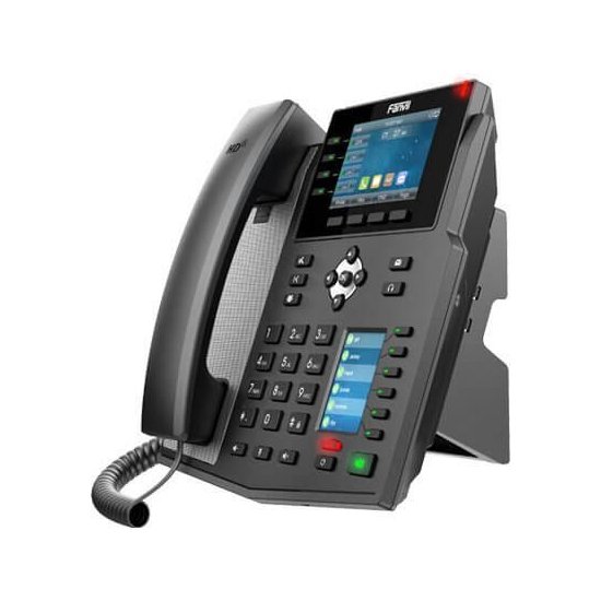 Fanvil Téléphone SIP X5U PoE 2 écrans couleur