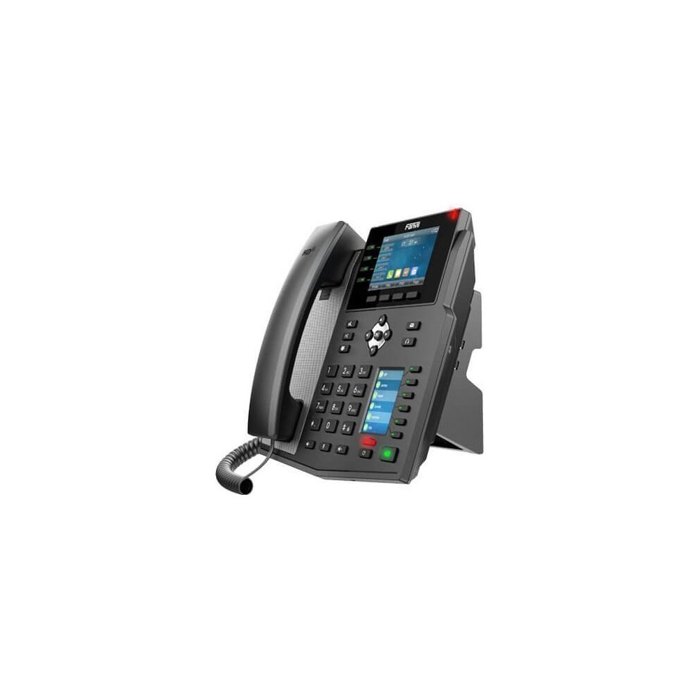 Fanvil Téléphone SIP X5U PoE 2 écrans couleur