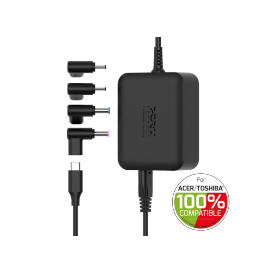 Port Designs- Alim notebook Acer/Toshiba 100W GaN2 USB + Plug