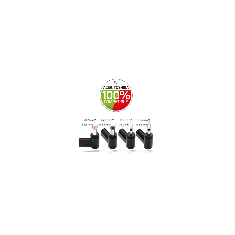 Port Designs- Alim notebook Acer/Toshiba 100W GaN2 USB + Plug