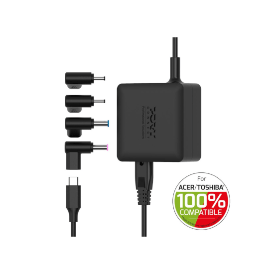Port Designs- Alim notebook Acer/Toshiba 65W GaN2 USB + Plug