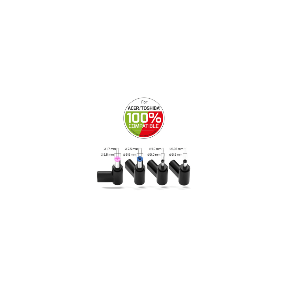 Port Designs- Alim notebook Acer/Toshiba 65W GaN2 USB + Plug