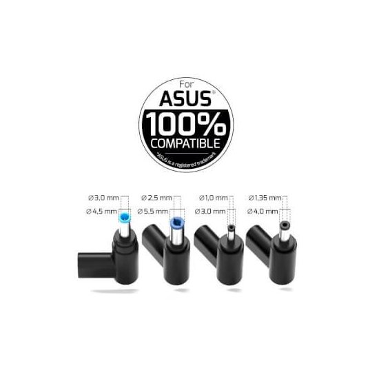 Port designs- Alim notebook Asus 100W GaN2 USB + Plug