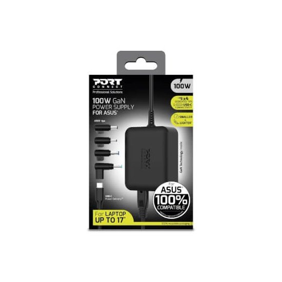 Port designs- Alim notebook Asus 100W GaN2 USB + Plug