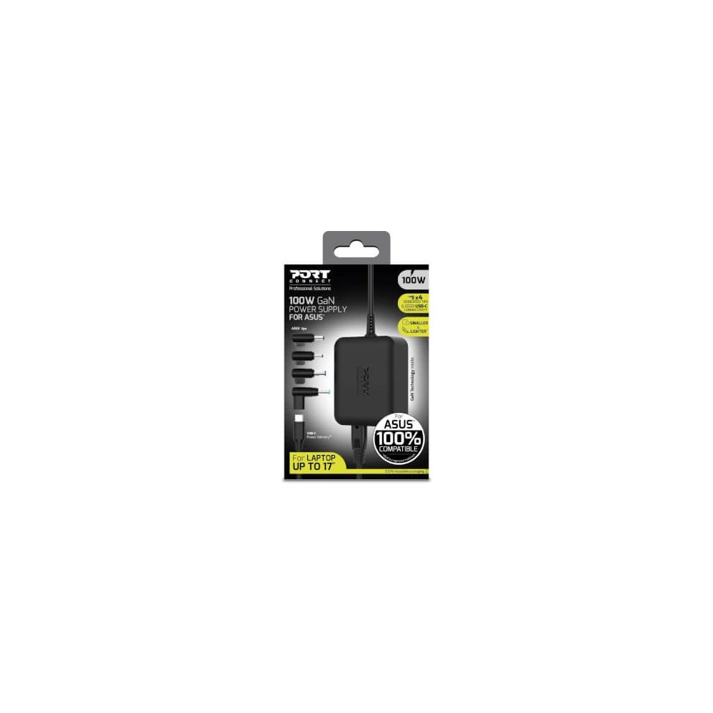 Port designs- Alim notebook Asus 100W GaN2 USB + Plug