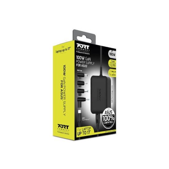 Port designs- Alim notebook Asus 100W GaN2 USB + Plug