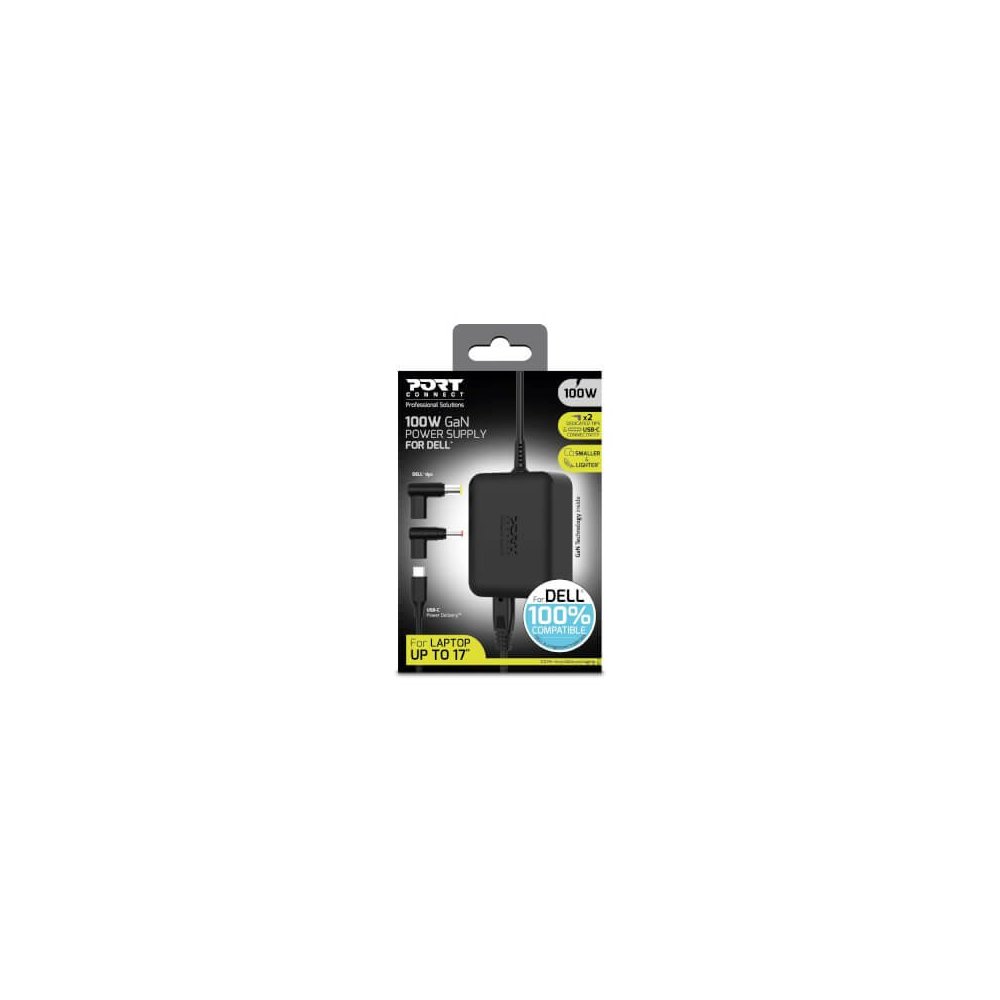 Port Designs- Alim notebook Dell 100W GaN2 USB + Plug