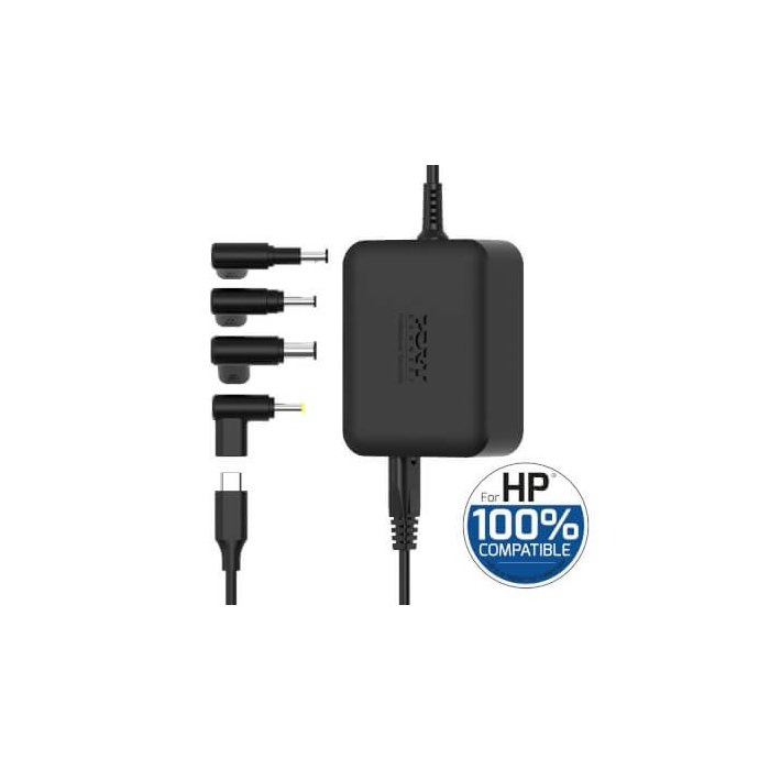 Port designs- Alim notebook HP 100W GaN2 USB + Plug
