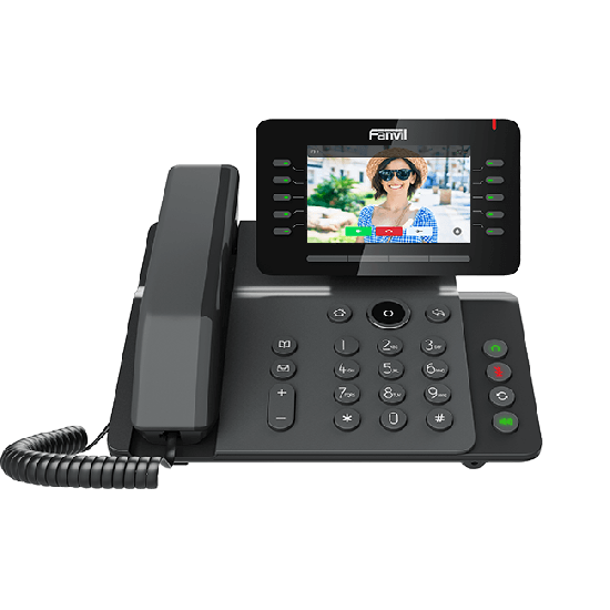 Fanvil Téléphone SIP Wifi Bluetooth écran couleur4,3 " V65