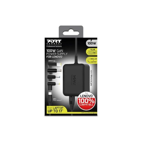 Port Designs- Alim notebook Lenovo 100W GaN2 USB + Plug