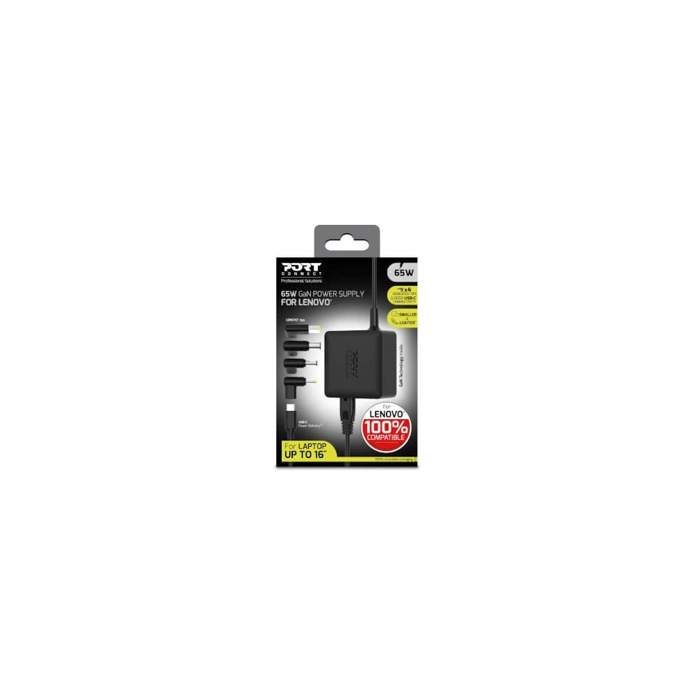 Port Designs- Alim notebook Lenovo 65W GaN2 USB + Plug
