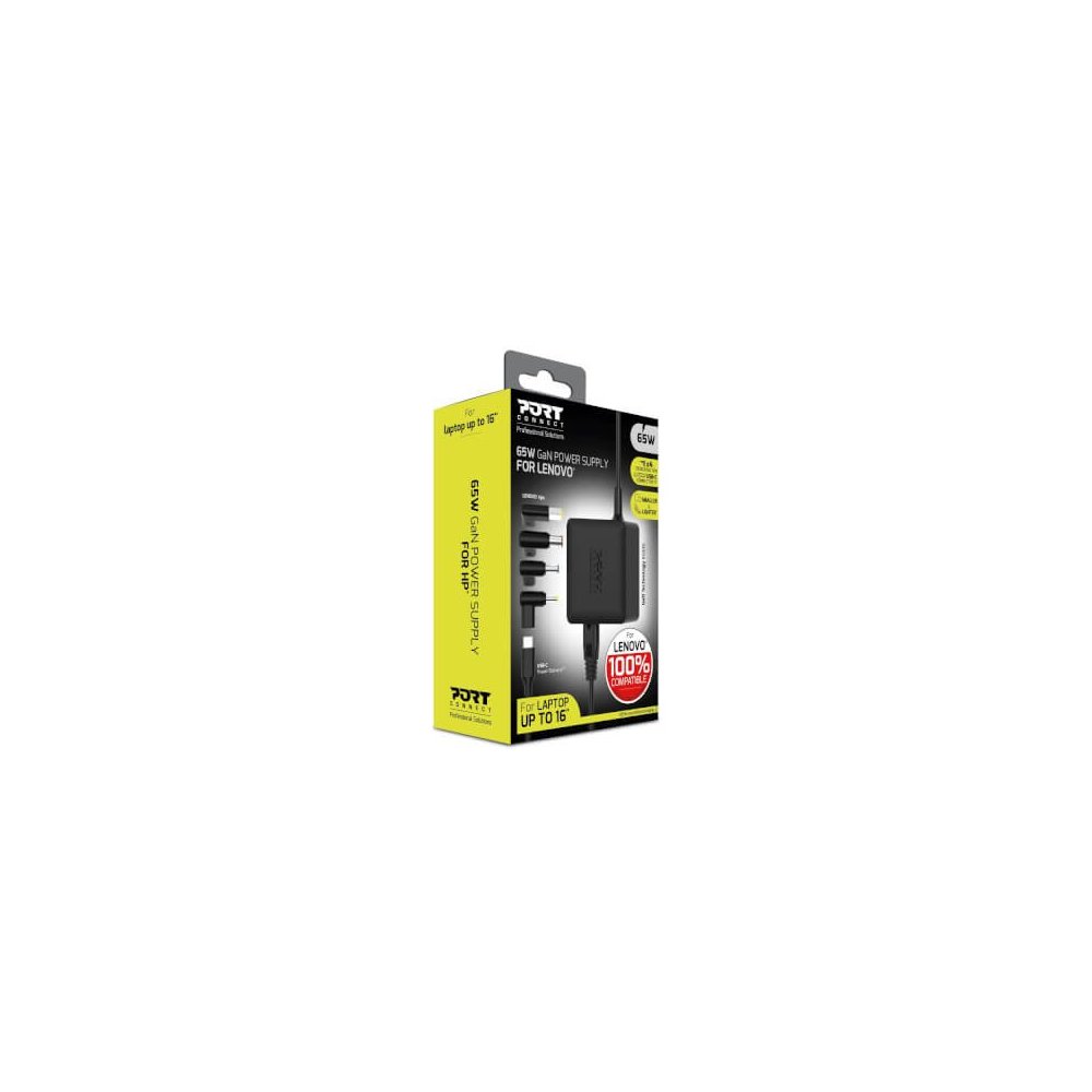 Port Designs- Alim notebook Lenovo 65W GaN2 USB + Plug