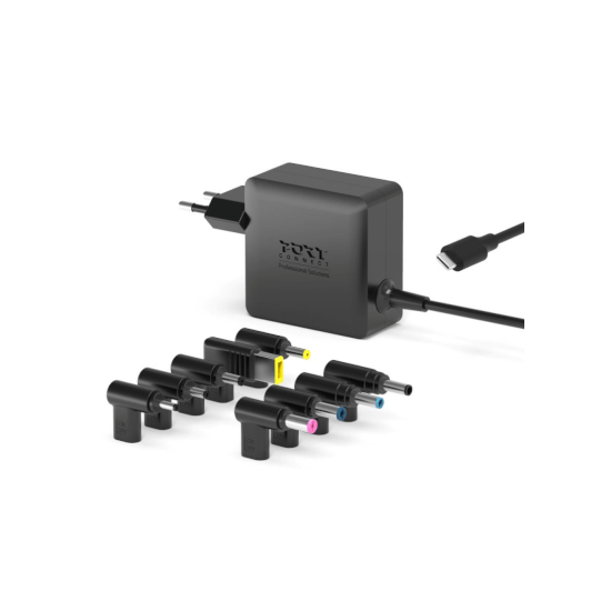 Port Designs- Alim universelle notebook 65W GaN2 USB + Plug