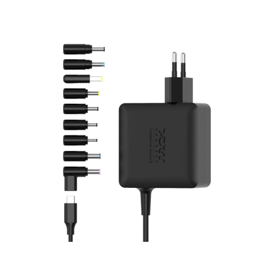 Port Designs- Alim universelle notebook 65W GaN2 USB + Plug