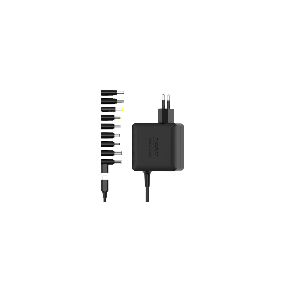 Port Designs- Alim universelle notebook 65W GaN2 USB + Plug