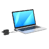 Port Designs- Alim universelle notebook 65W GaN2 USB + Plug