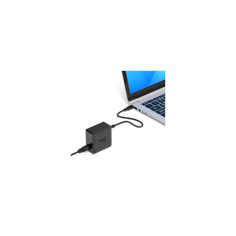 Port Designs- Alim USB Type-C GaN 65W câble secteur